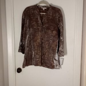 JM Collection Macys button up top